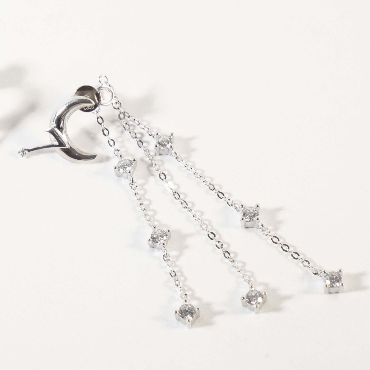 Orecchino Seven Moon Long shine - EONNI JEWELS