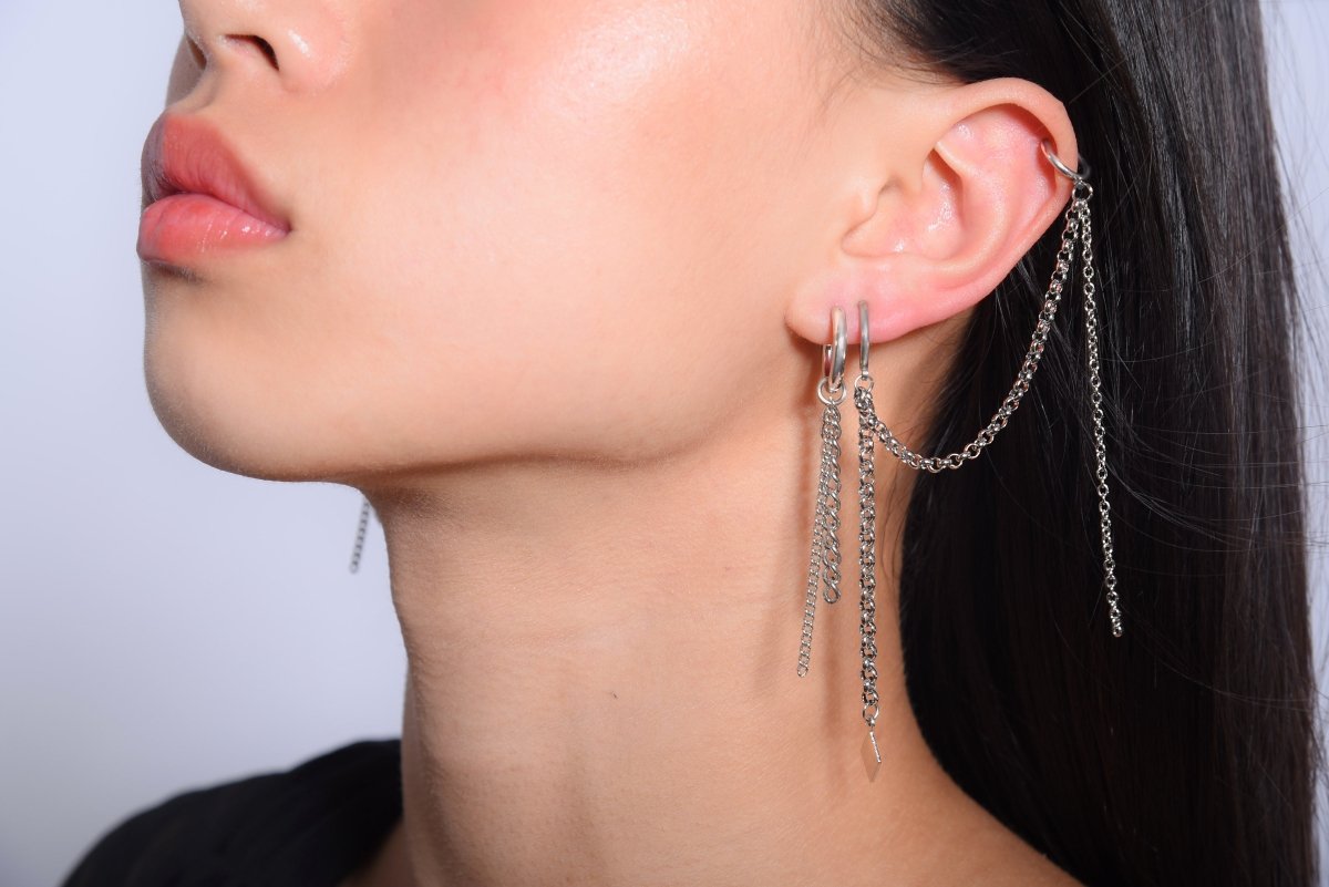 VI earring tae - EONNI JEWELS