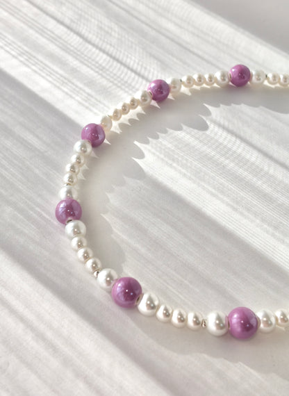 Collier Eonni - perle vetro e ceramica
