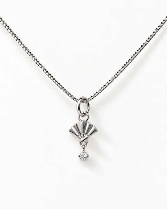 Collana Essenza + Charm Ventaglio Coreano
