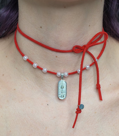Collana filo Origine Perla