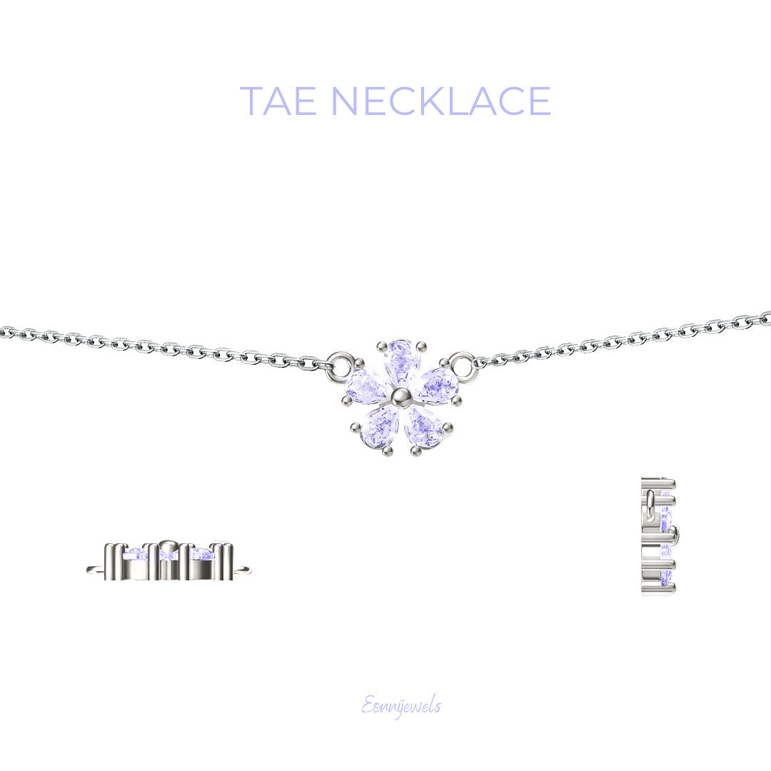 Collier fleur TAE