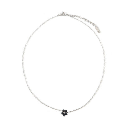 COLLANA TAE BLACK - EONNI JEWELS