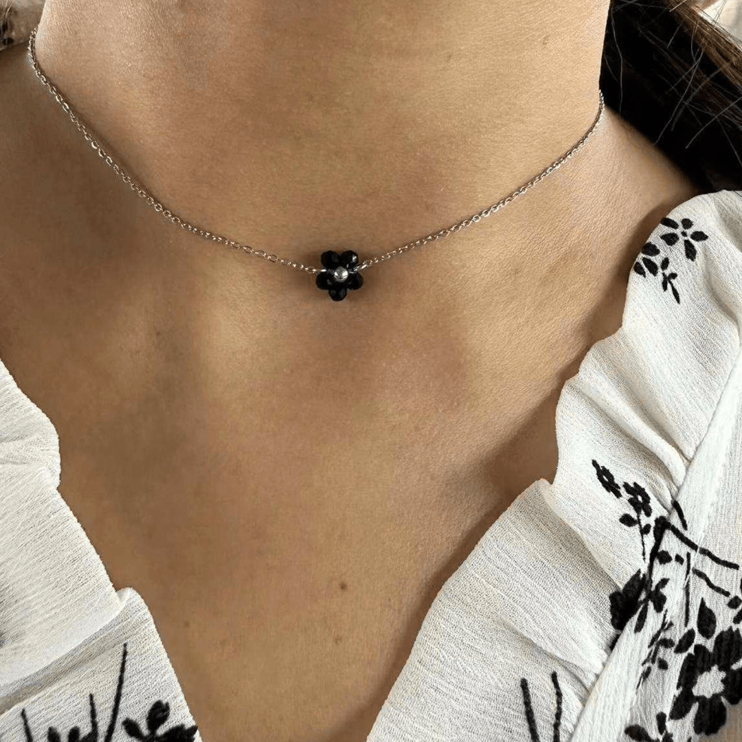 COLLANA TAE BLACK - EONNI JEWELS