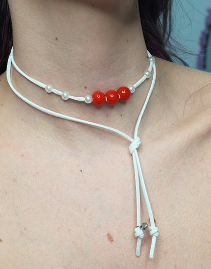 Collana filo ARIRANG perla