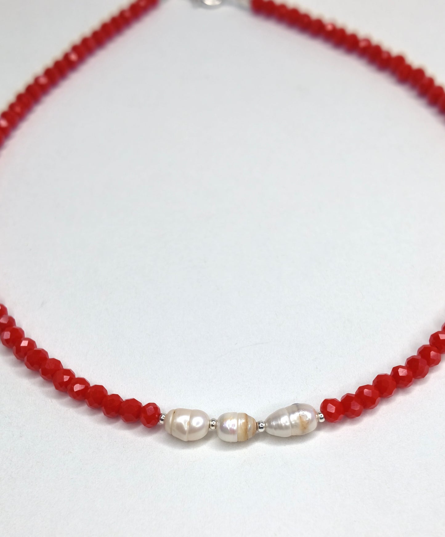 Chocker Yuri Red – Perle Naturali e Cristalli