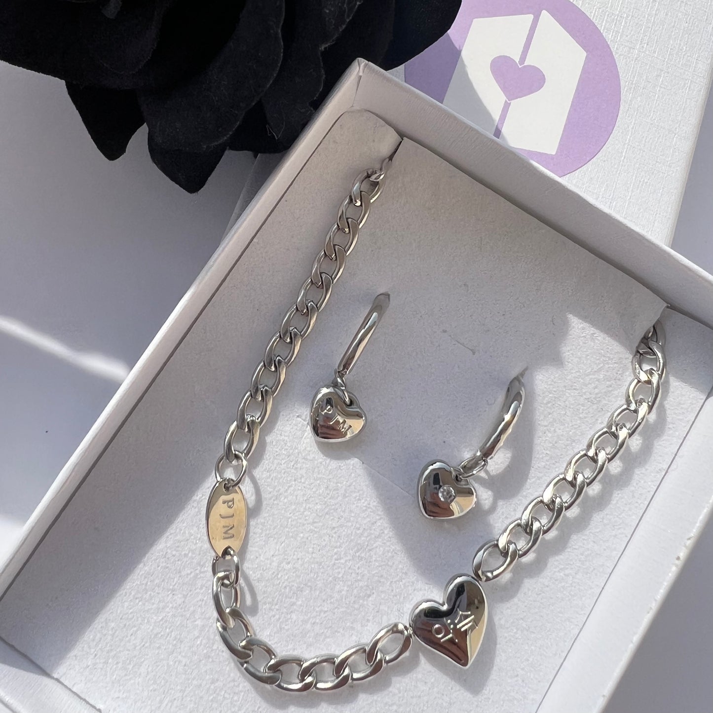 Boucles d'oreilles promesse PJM 