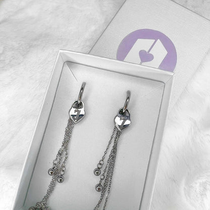ORECCHINO VI Singularity + OT7 CHARM - EONNI JEWELS